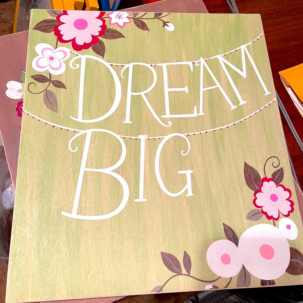 Pottery Barn Kids wood painting